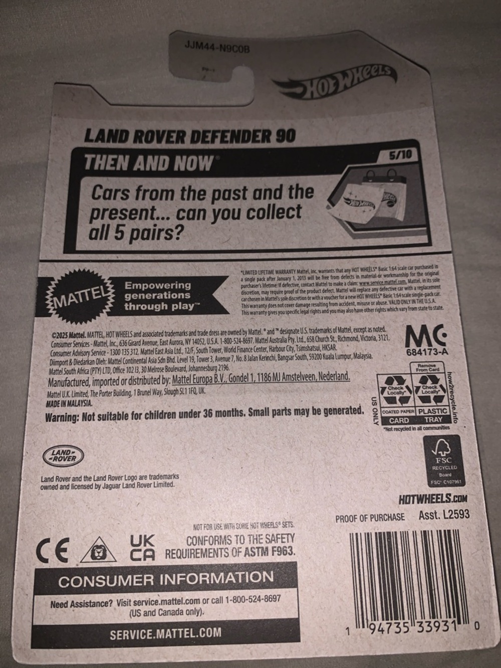Land Rover Defender 90 Hot Wheels - Picture 4 of 7